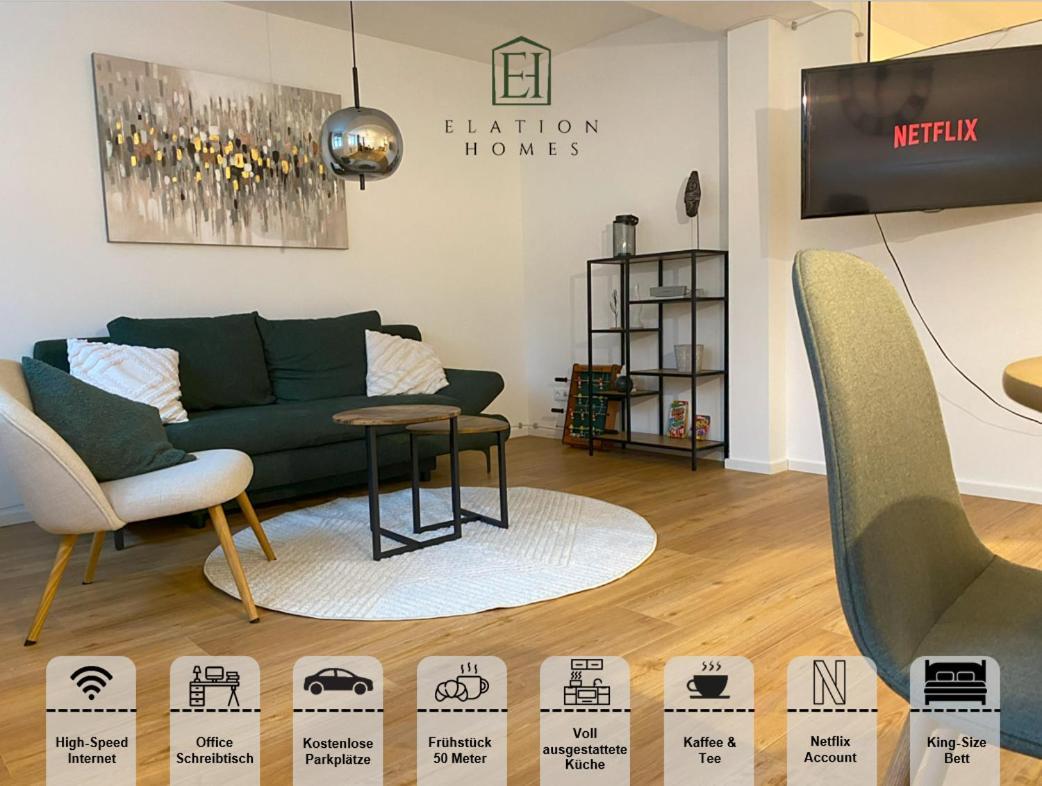Traumhafte Business & Relax Wohnung Direkt Im Stadtkern Oettingens By Elation Homes Oettingen in Bayern Εξωτερικό φωτογραφία